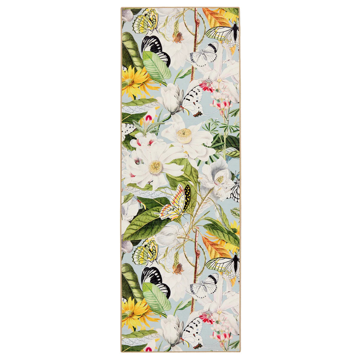 Eco-Washable Rug Signature Collection in Butterfly Blooms (4 sizes available)