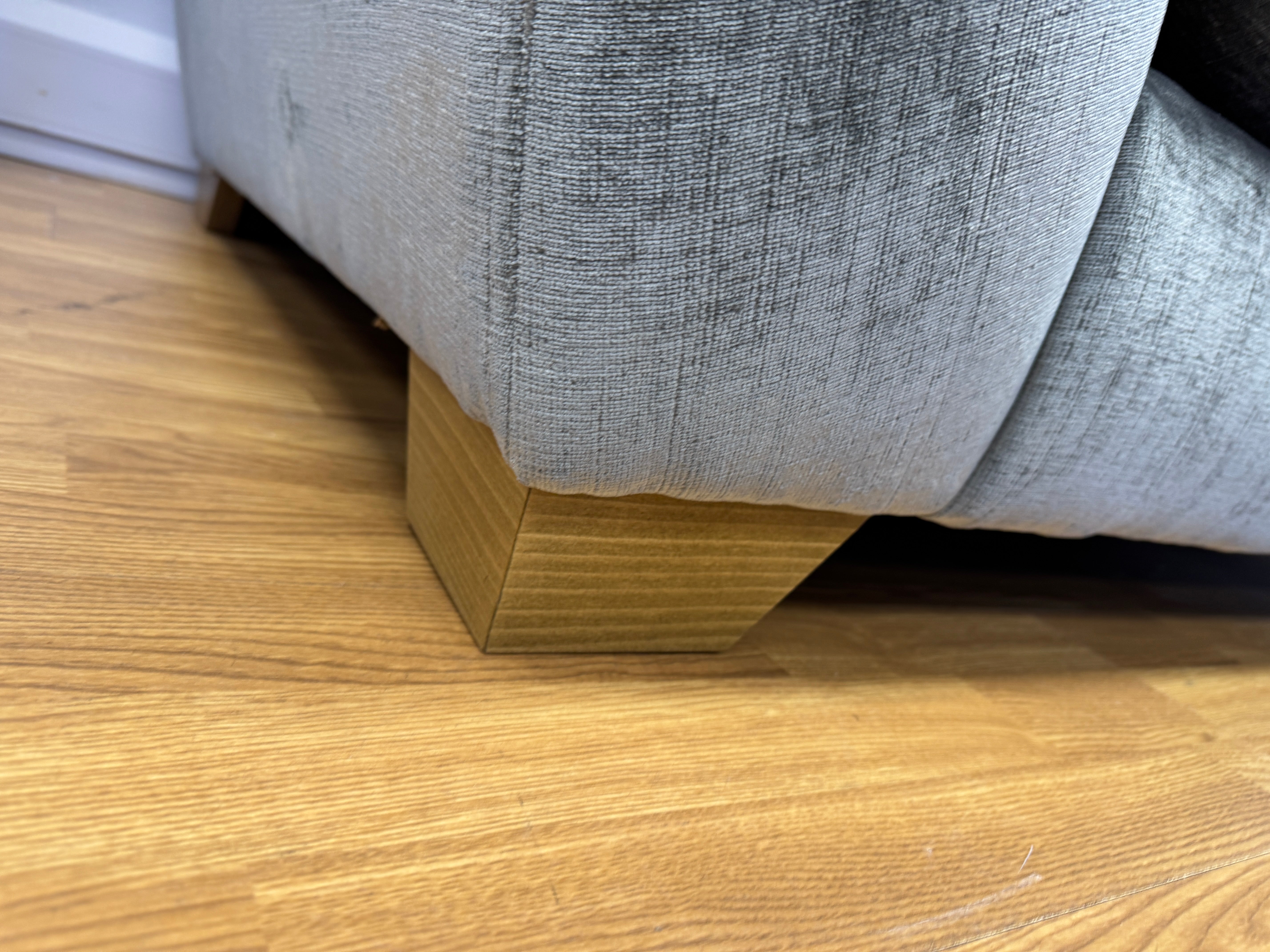 Mala 3 seater sofa in Dion Flagstone chenille fabric