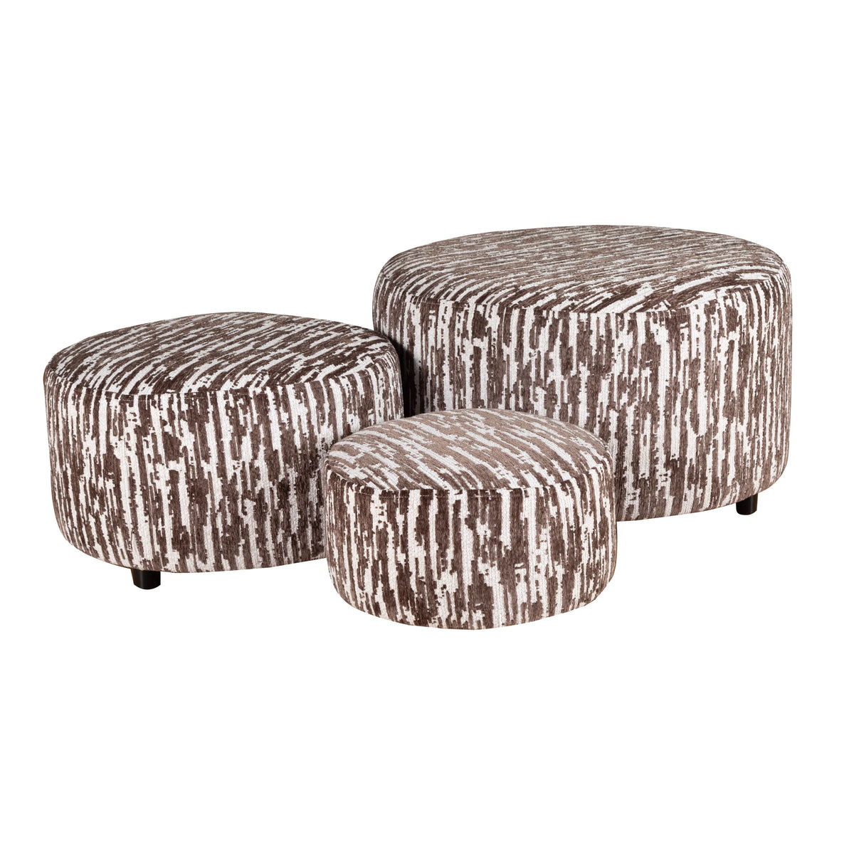 Dollie Nest of 3 Footstools