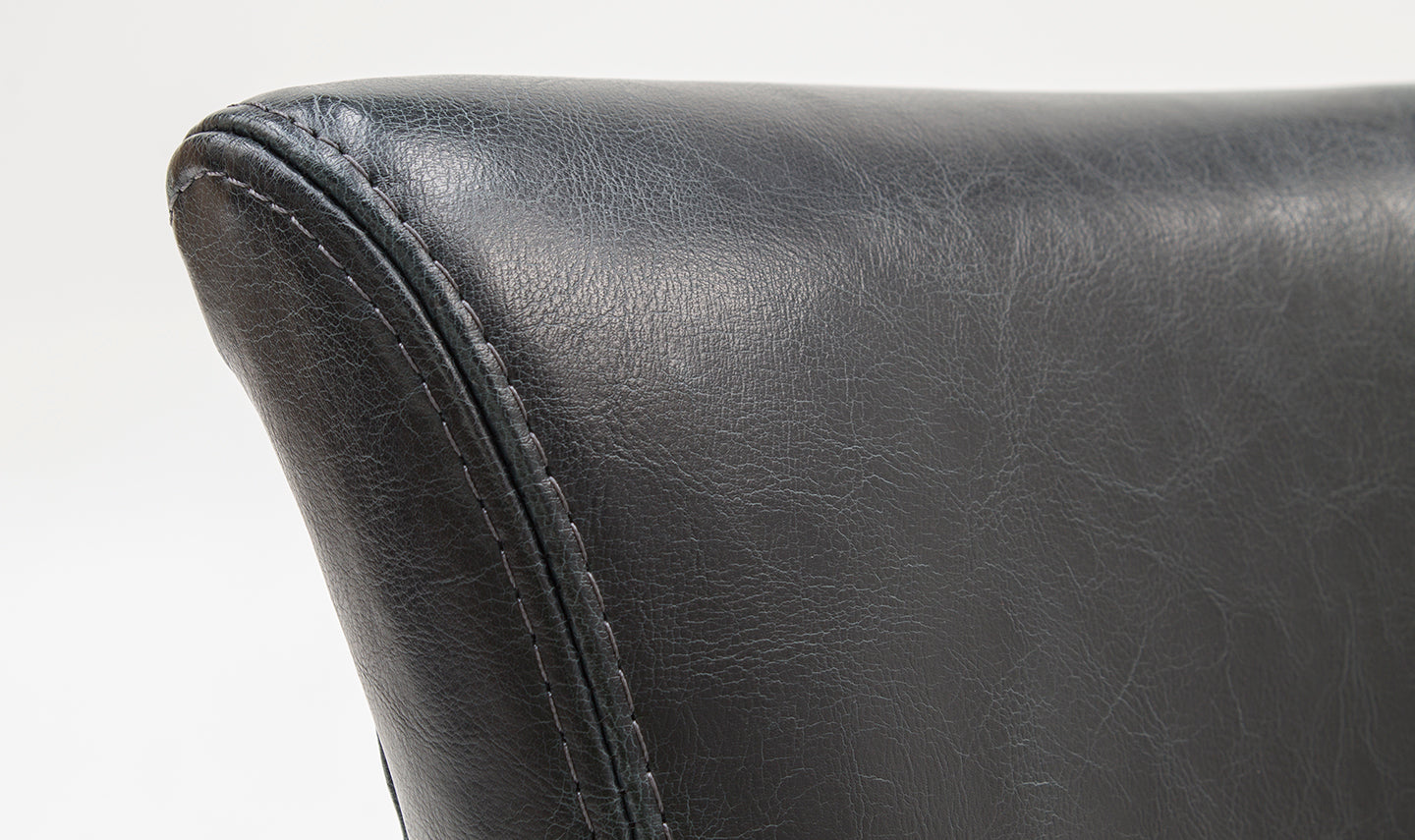 Duke leather dining chair