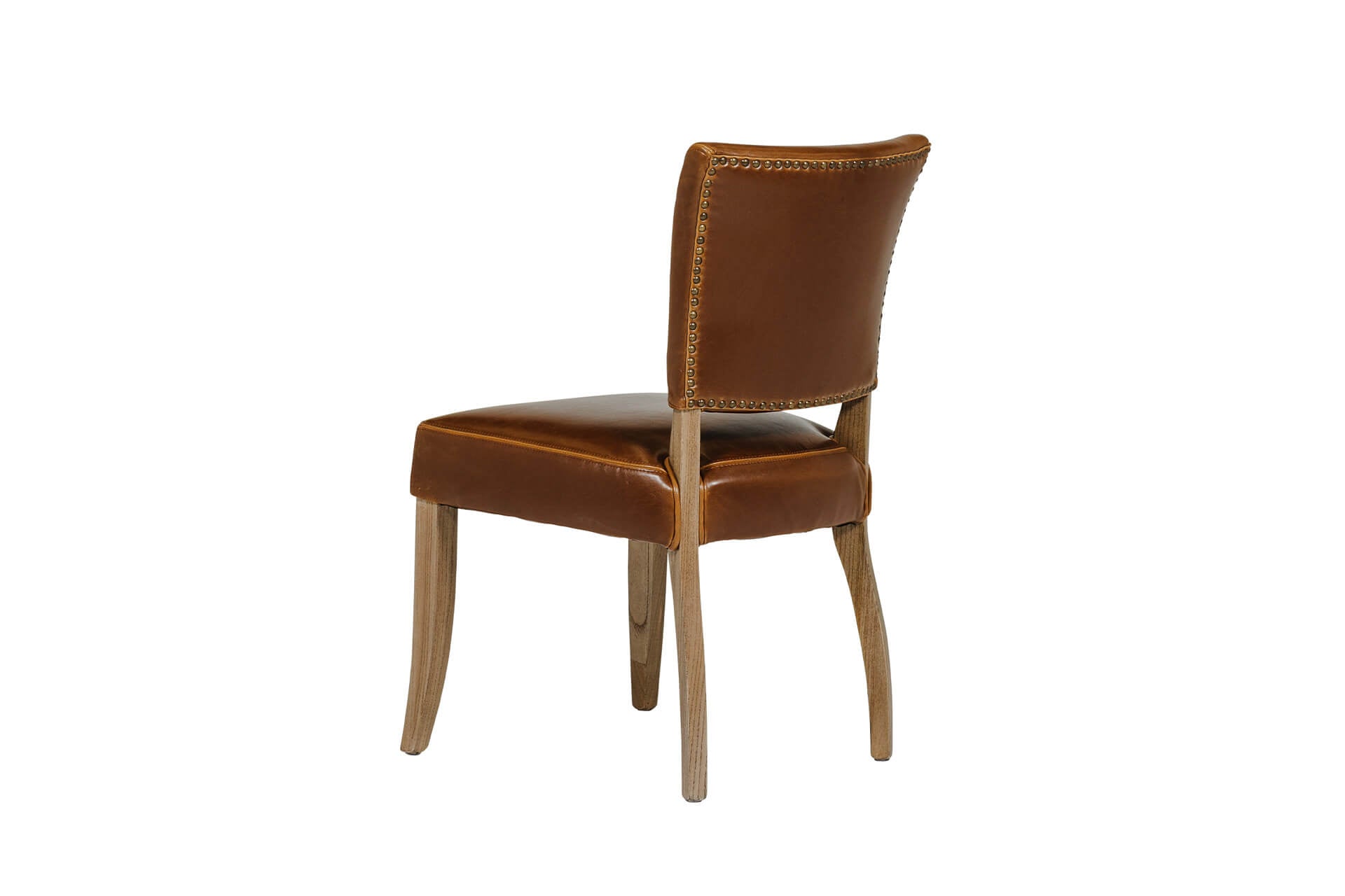 Duke leather dining chair