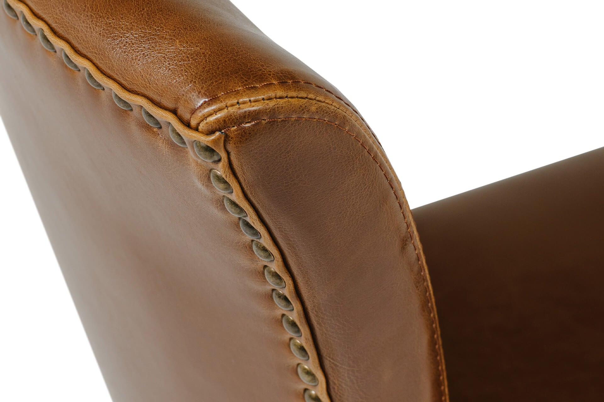 Duke leather dining chair