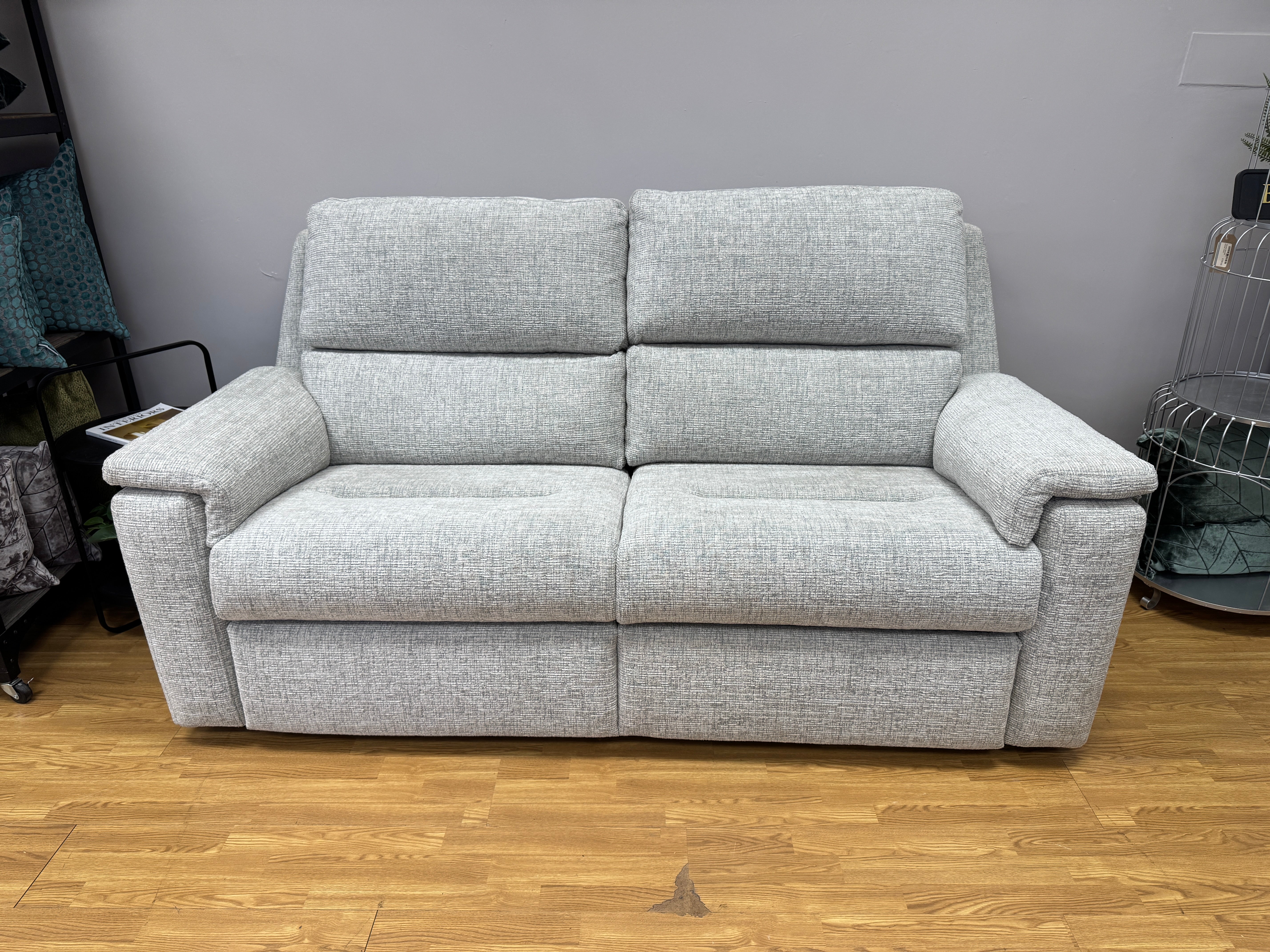 G Plan Harper 3 seater sofa in Could mix weave fabric