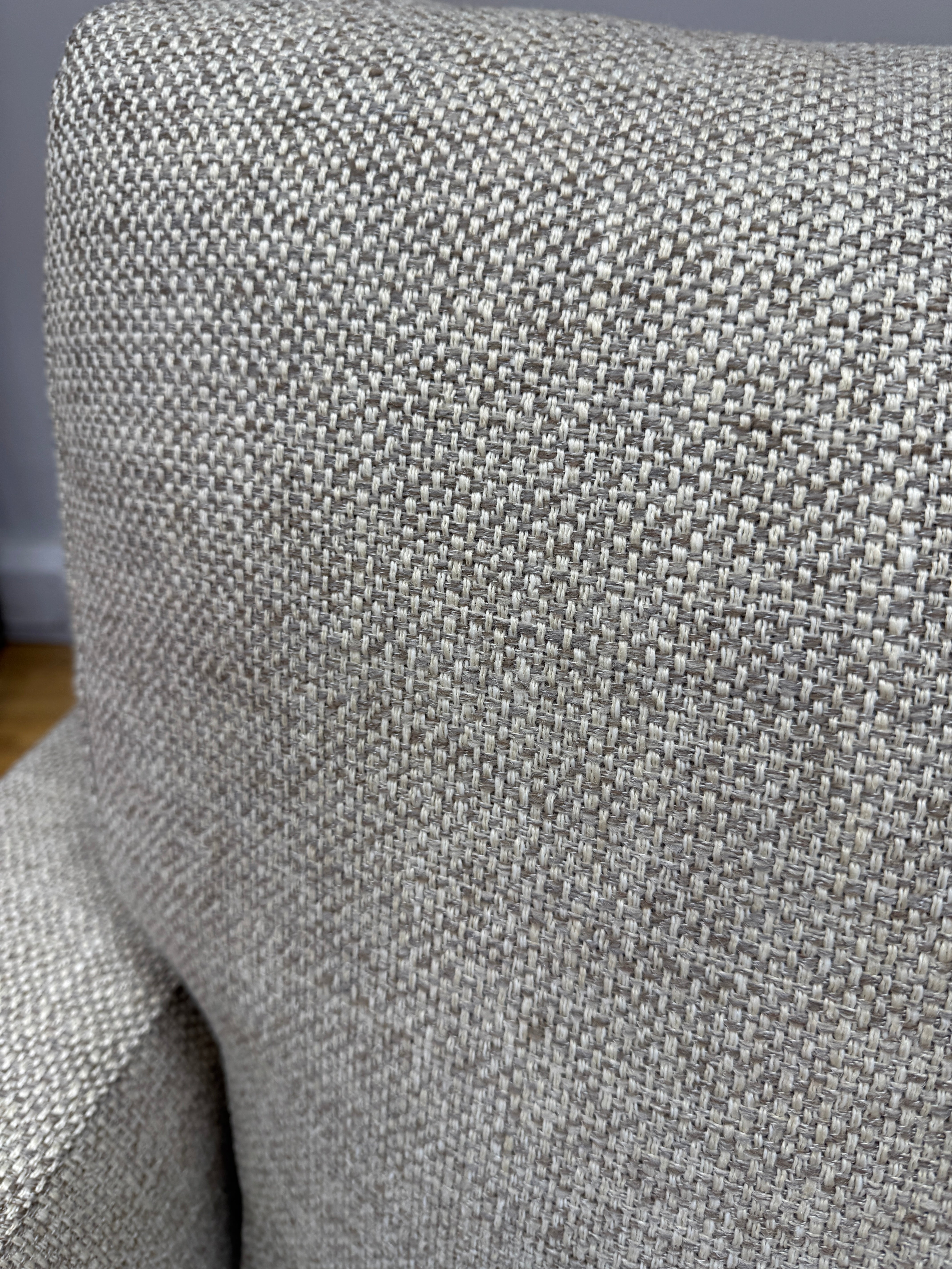 Next Camden Loveseat in natural basket weave fabric