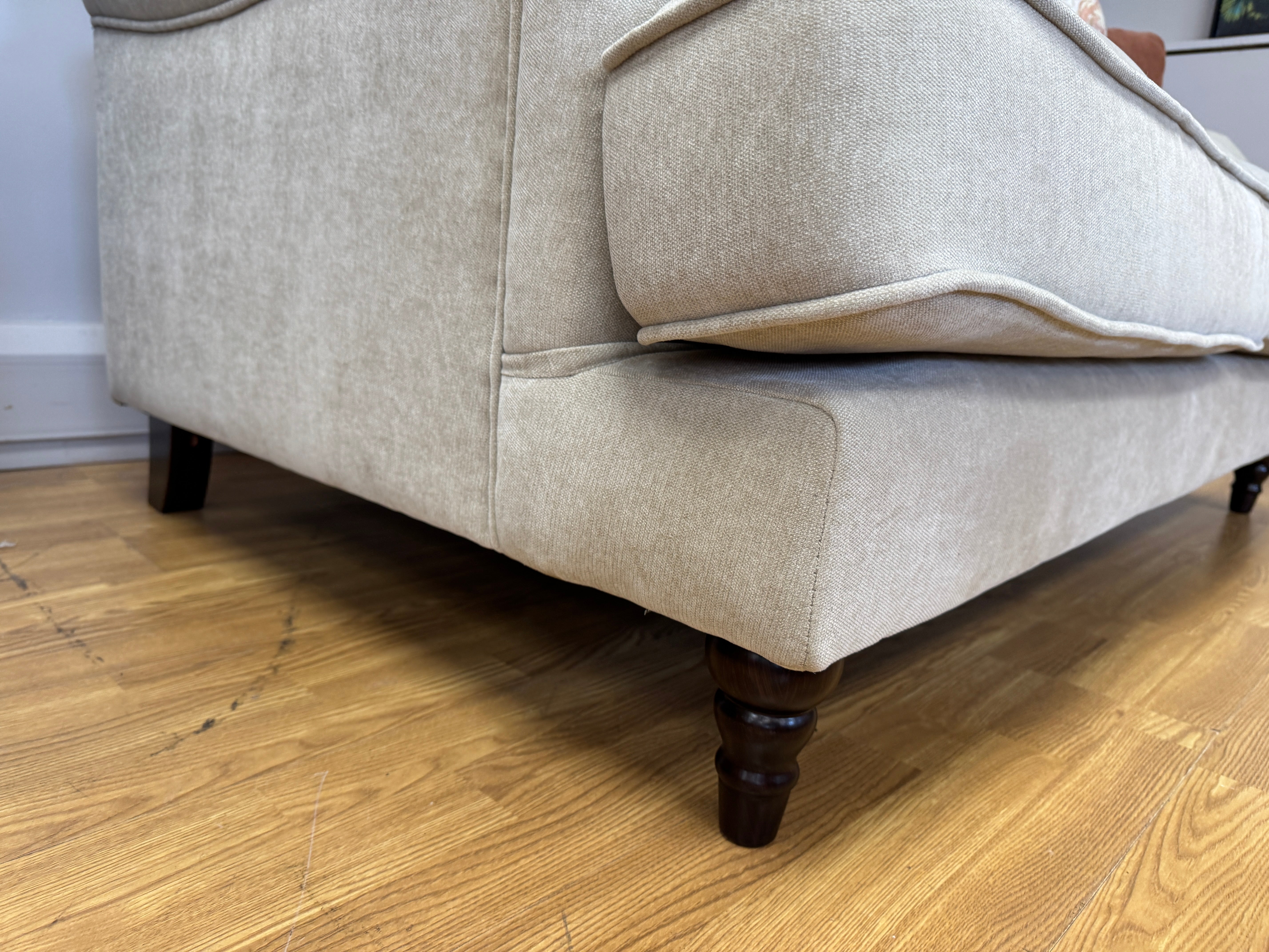 Ballina 2 Seater Sofa in Freya Oatmeal fabric