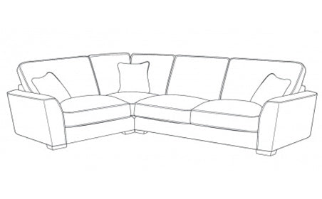 Foxford 2 corner 1 group sofa (left or right facing corner) Standard or Cushion Back