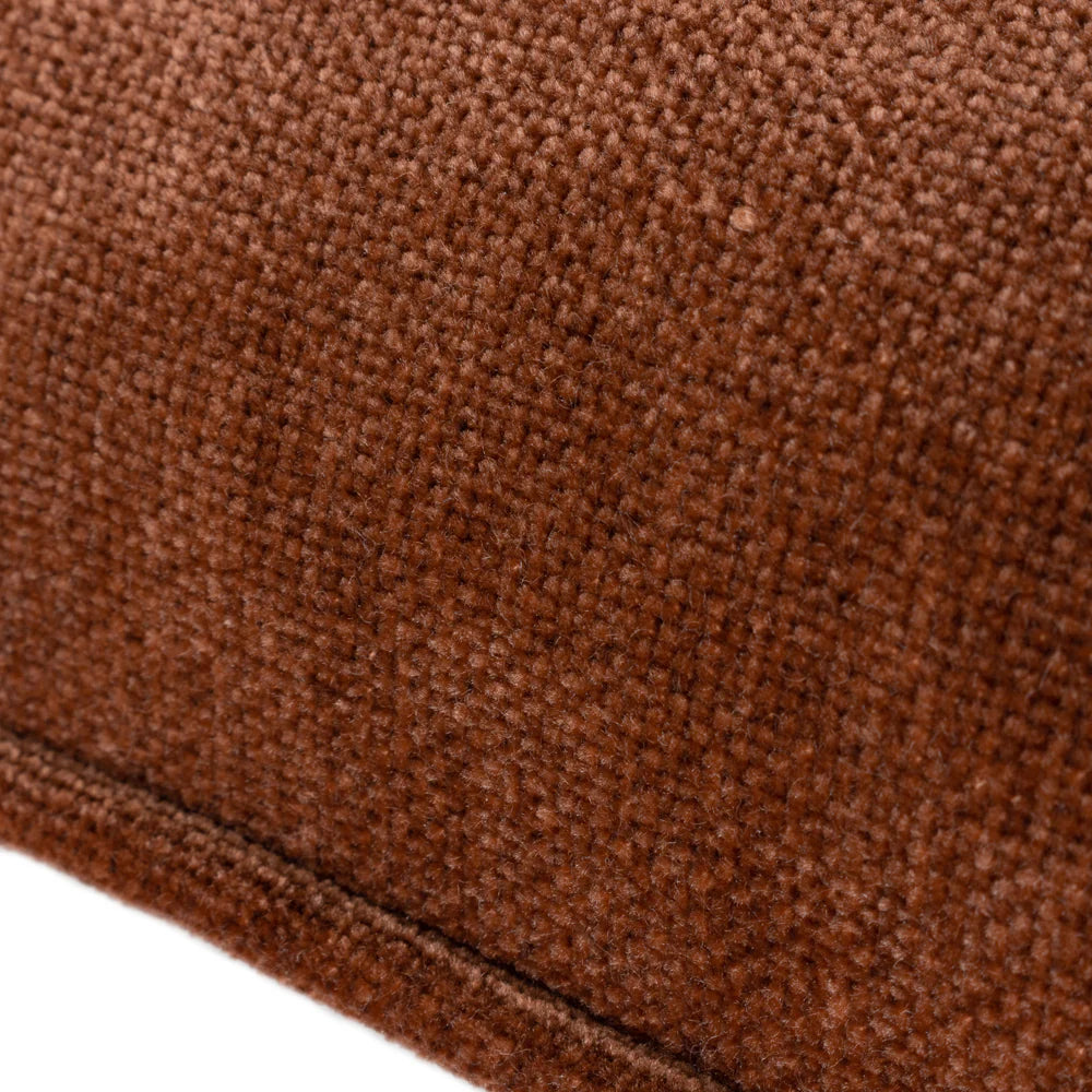 Heavy chenille cushion in Nutmeg 50 x 50cm