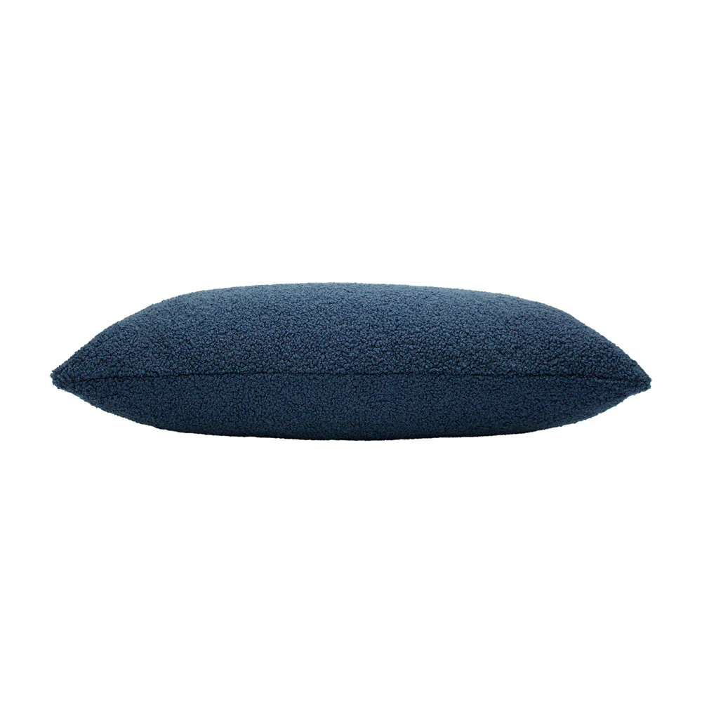 Malham fleece Square Cushion 30cm x 50cm Royal Blue