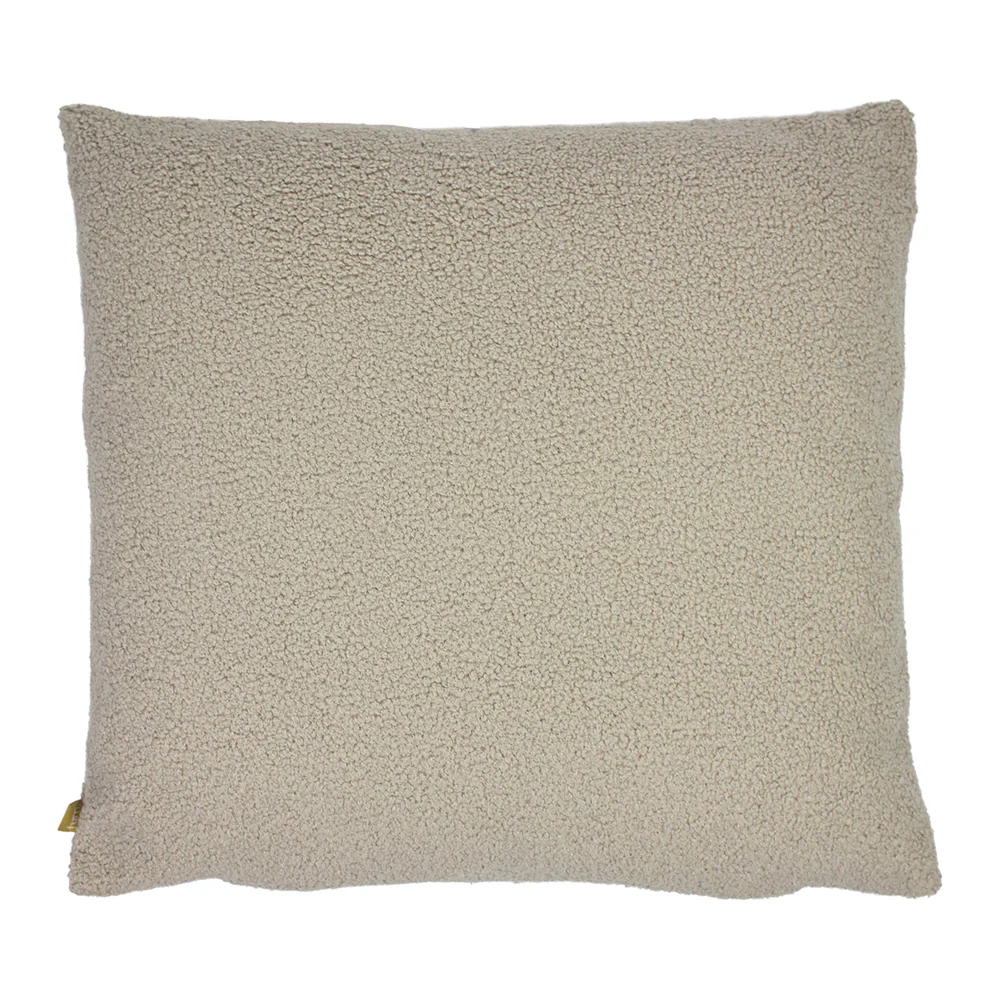 Malham fleece Square Cushion 50cm x 50cm Latte