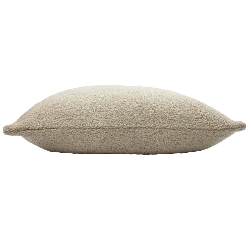 Malham fleece Square Cushion 50cm x 50cm Latte