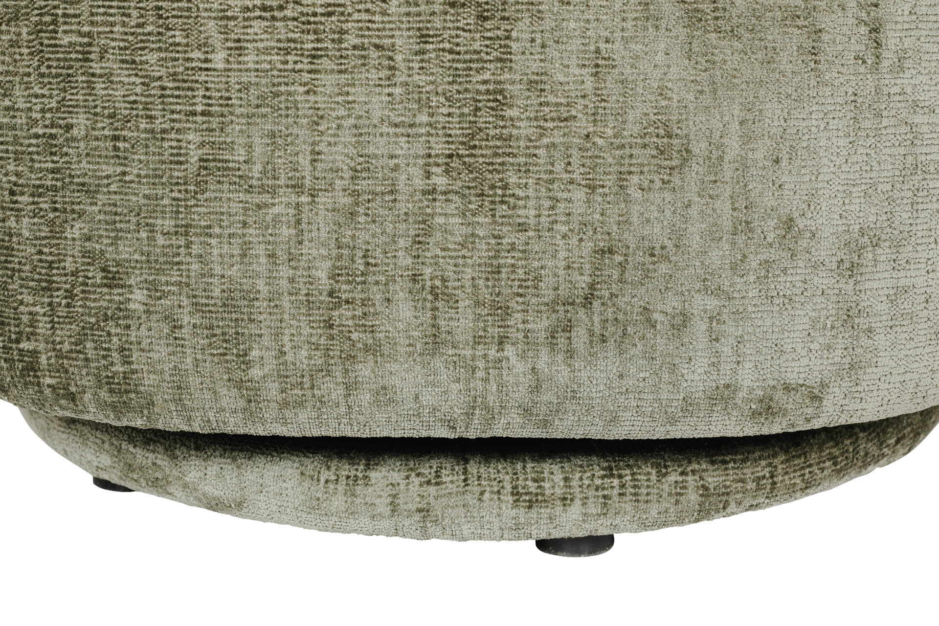 Kia swivel accent chair in olive chenille fabric