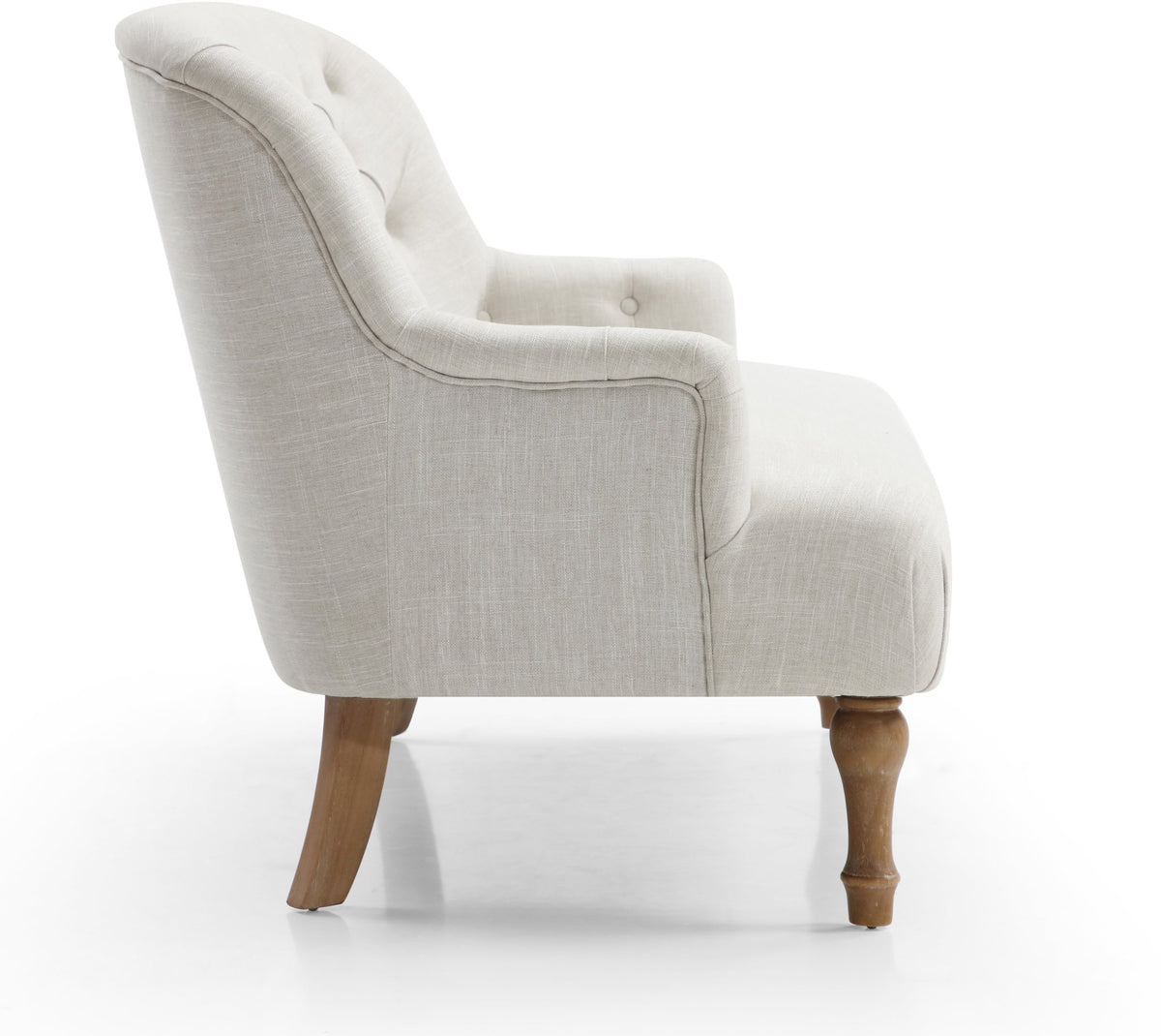 Bianca button back small sofa / loveseat