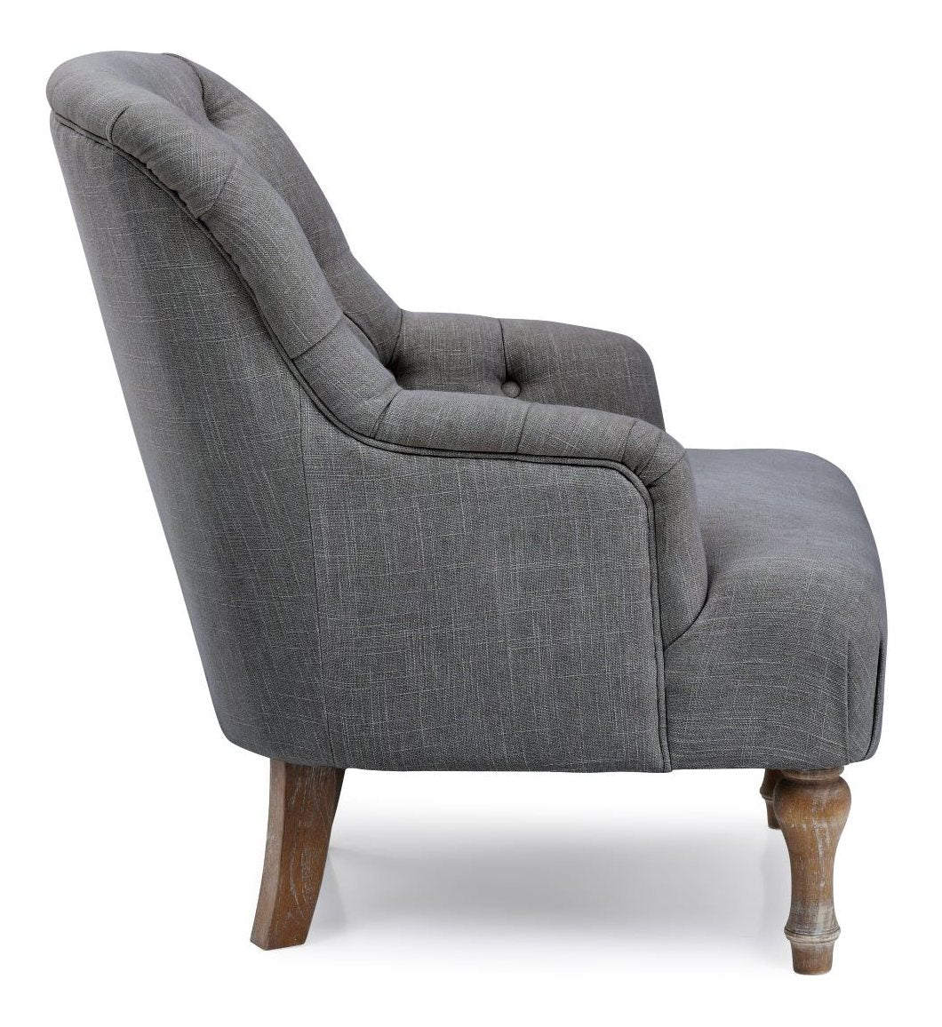 Bianca button back accent chair
