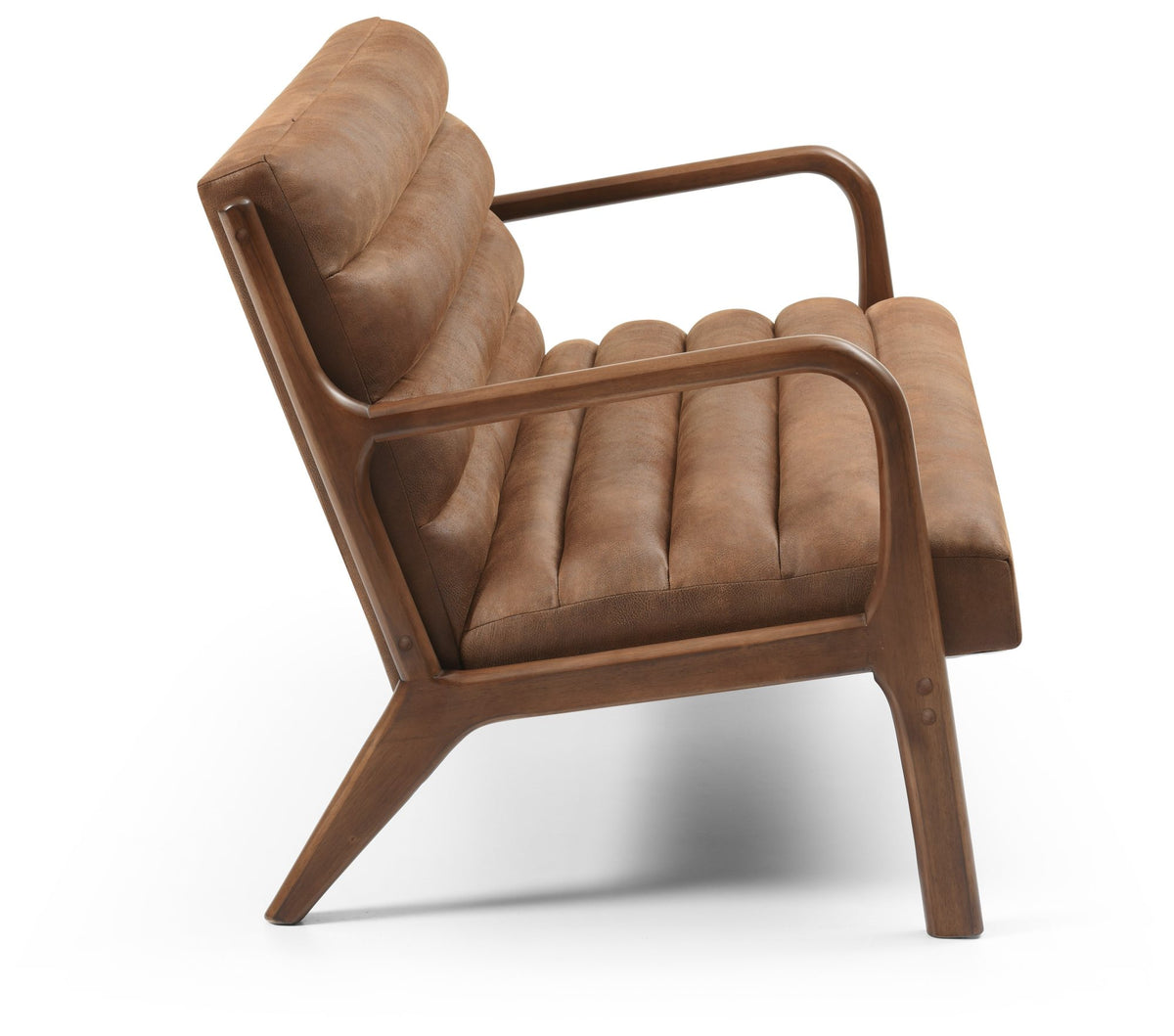 Inca 2 seater sofa / loveseat with Walnut frame