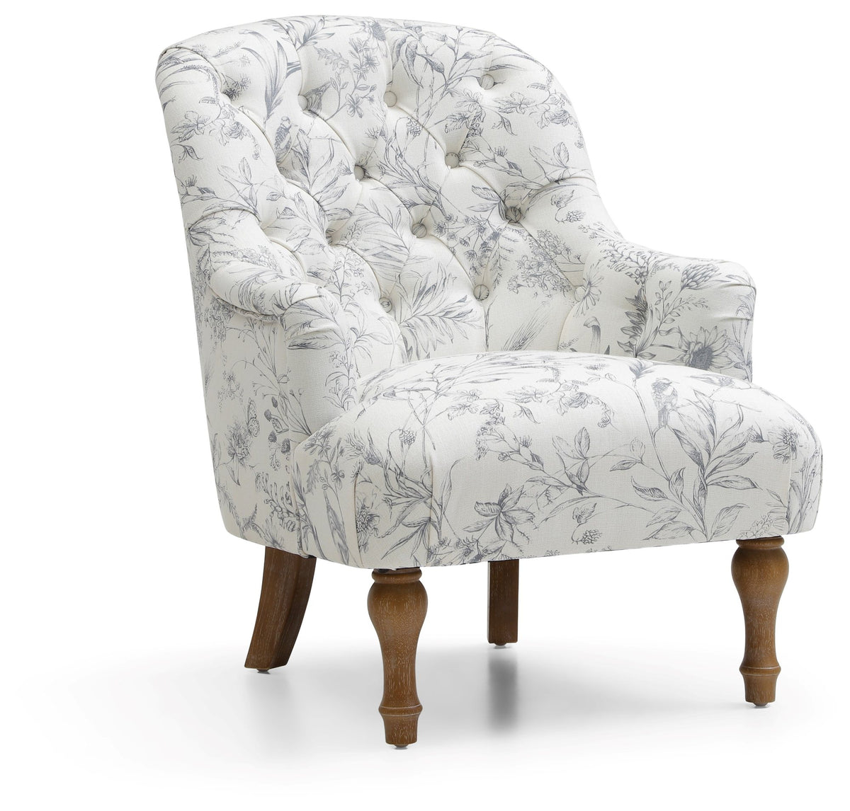 Bianca button back accent chair