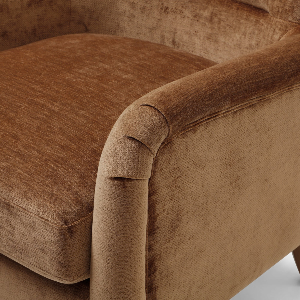 Rosie small wingback inspired chair in Luxe chenille