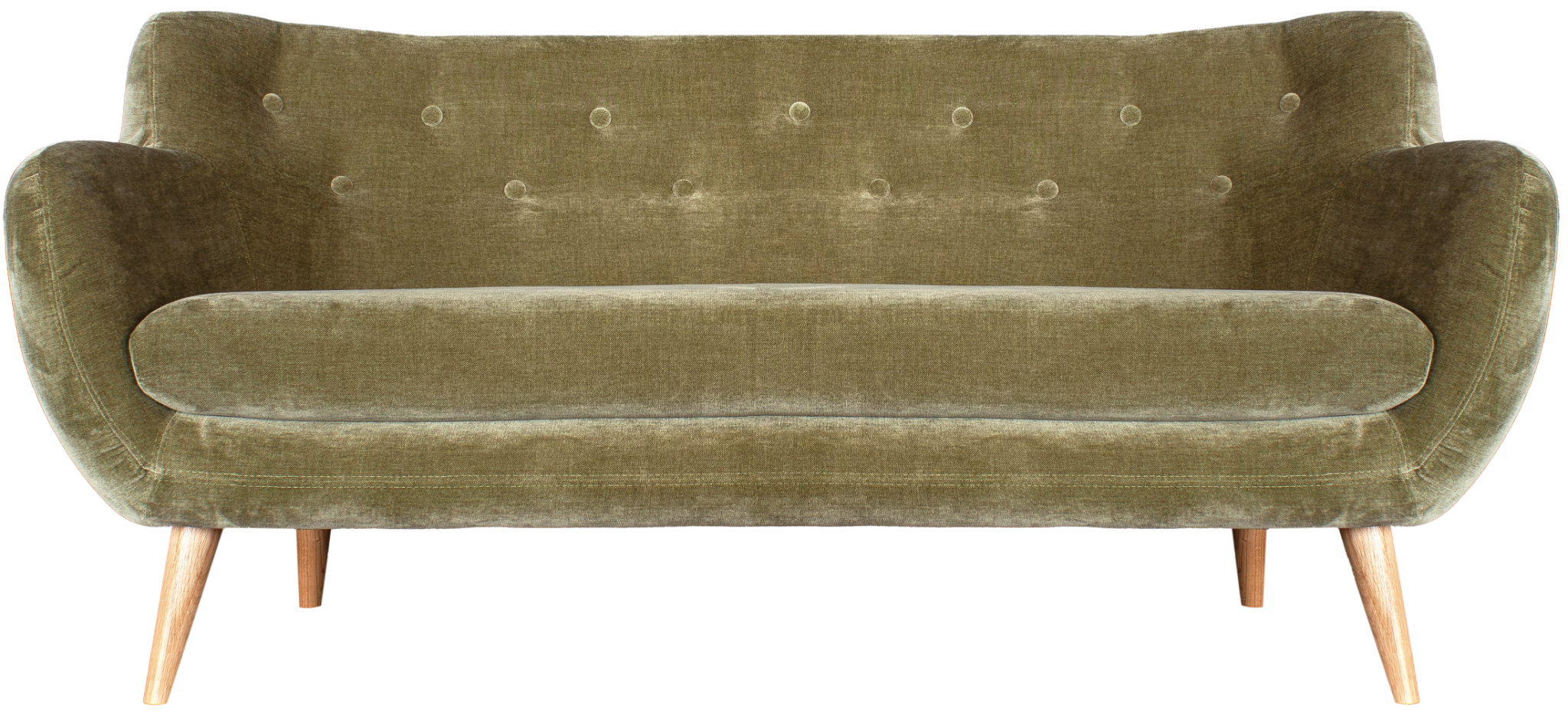 Samantha large slim bench seat sofa