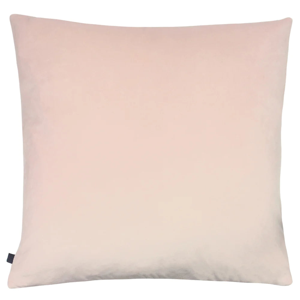 Nevado Velvet Jacquard Square Cushion 50cm x 50cm Rose Gold / Blush