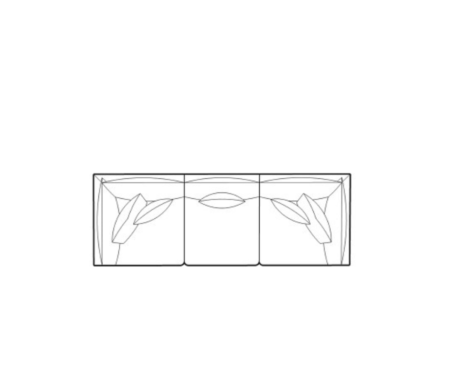 Oscar 3 piece modular XL sofa