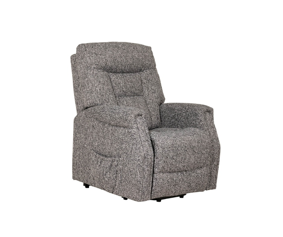 Prescott electric lift and rise/recline chair in textured weave fabric