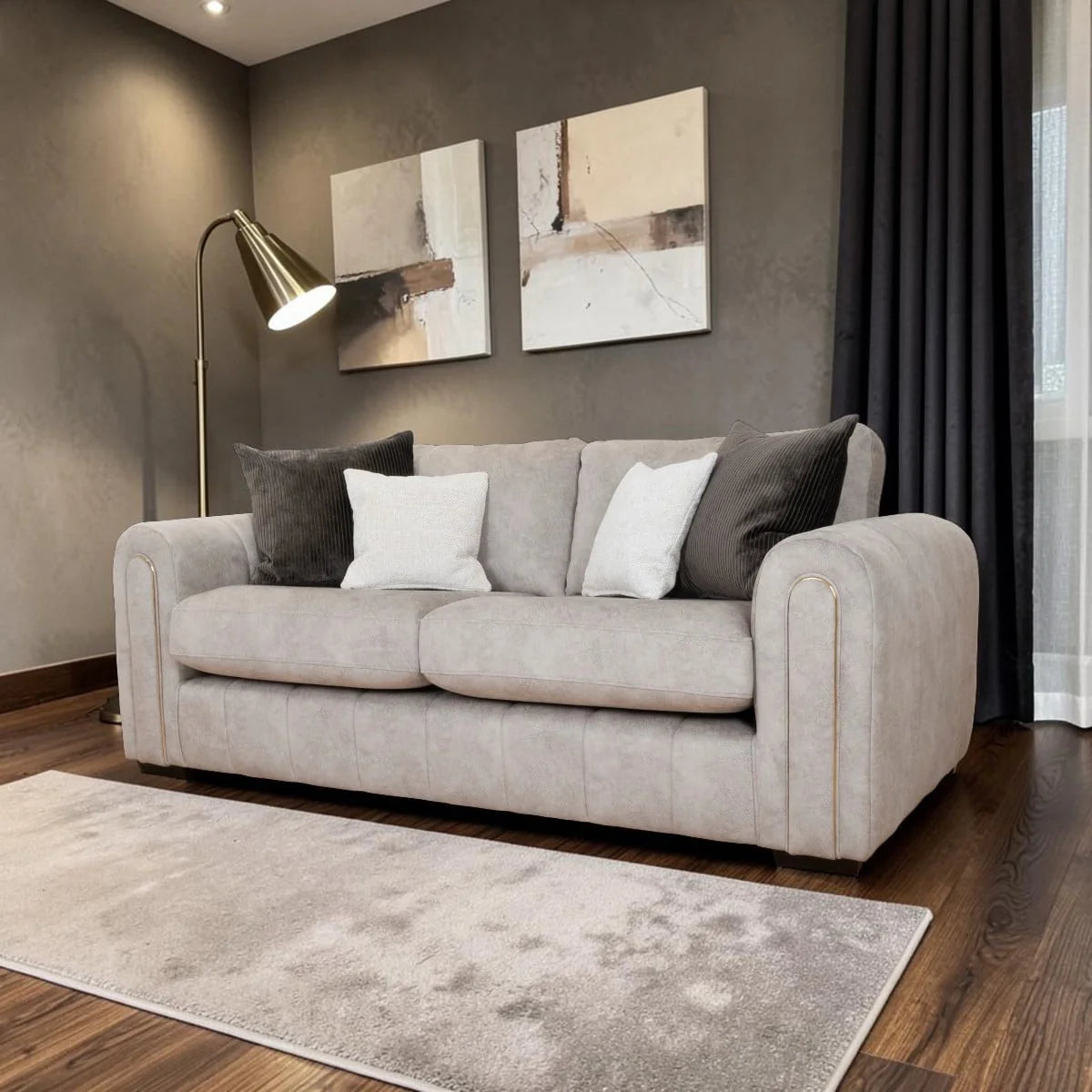 Glamour 3 Seater Sofa