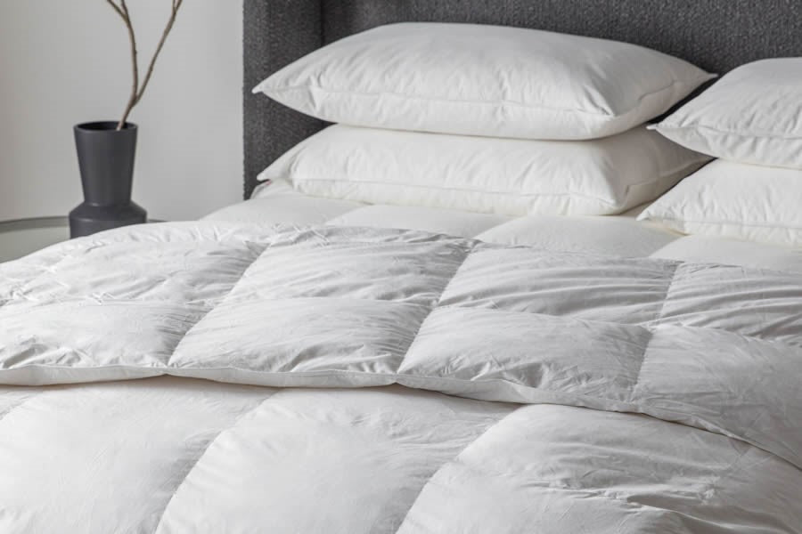 Simply Sleep White Goose Feather & Down Pillow