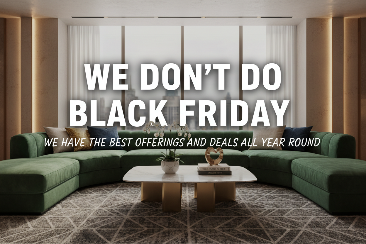 We Don't Do Black Friday banner